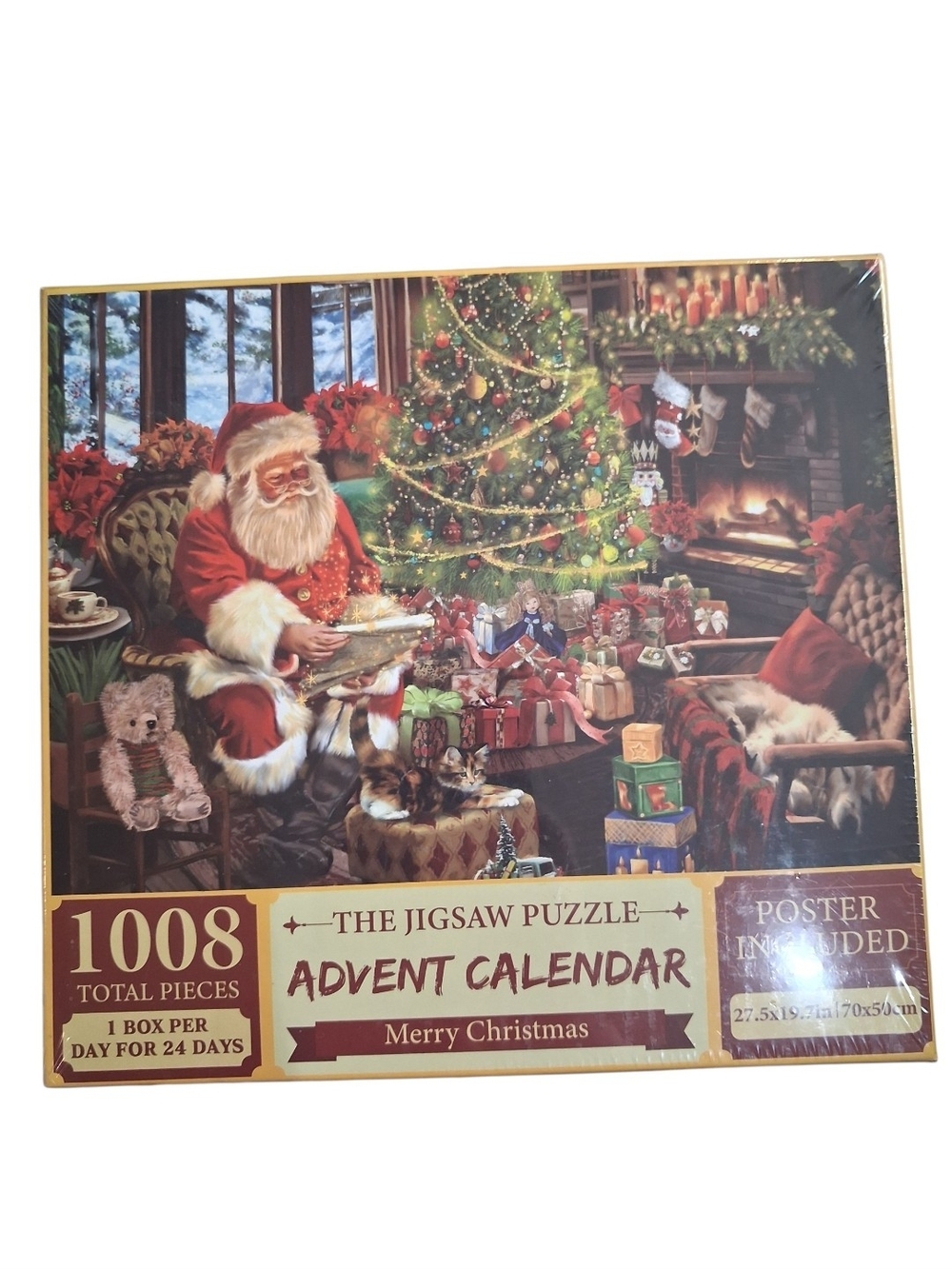 Advent Calendar 1008-Piece Jigsaw Puzzle - Merry Christmas